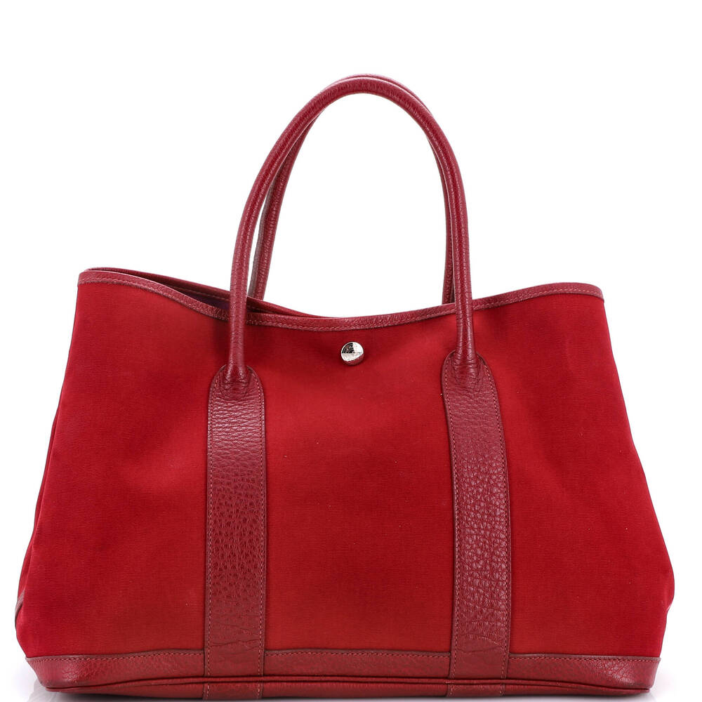 Hermes Garden Party Tote Toile And #258031H20B